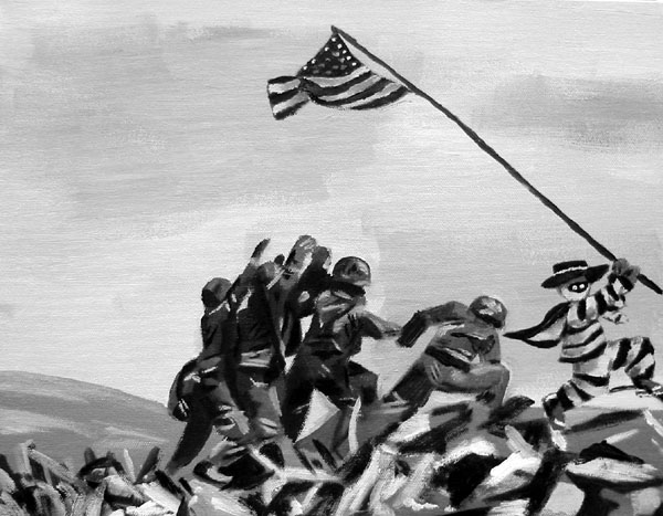 Flag Burgling at Iwo Jima