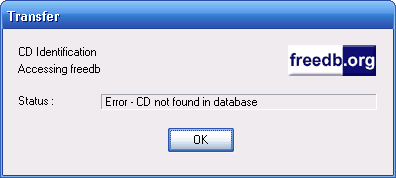 CD not found in database